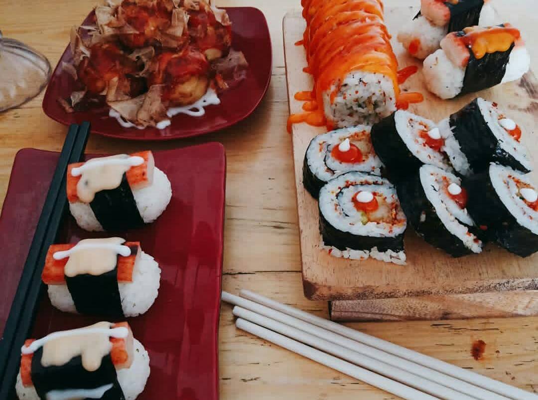 Aneka Sajian Sushi di Nobunagasushi via Instagram @kikino1123