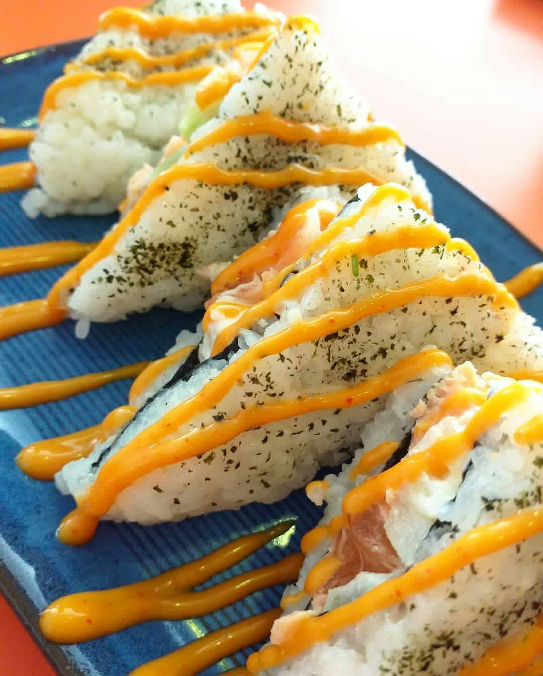 Salmon Mayo Sushi Sandwich via Instagram @makang.yuk