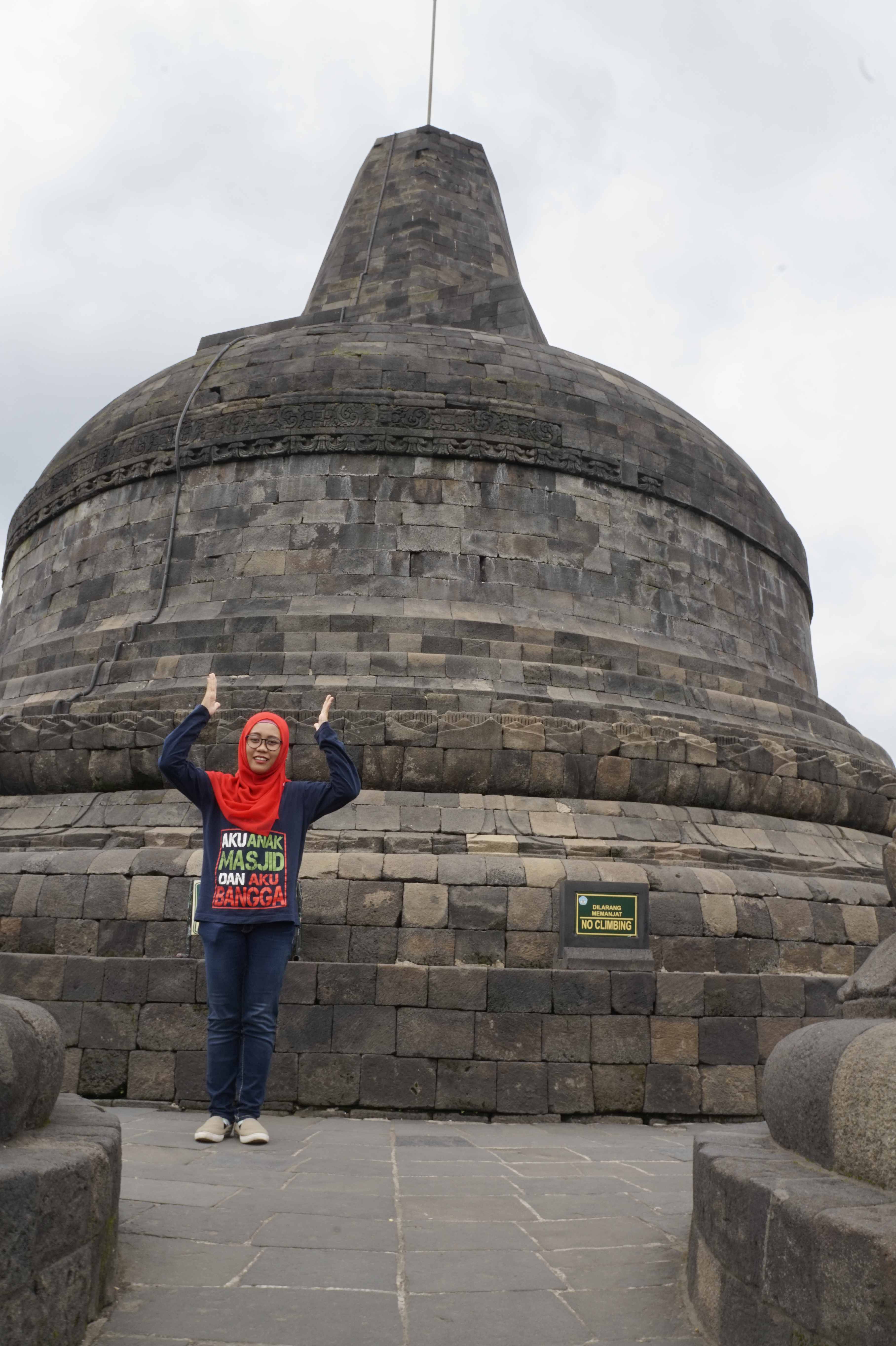 Kemegahan Stupa di Candi Borobudur (c) Alviani Suwoko/Travelingyuk