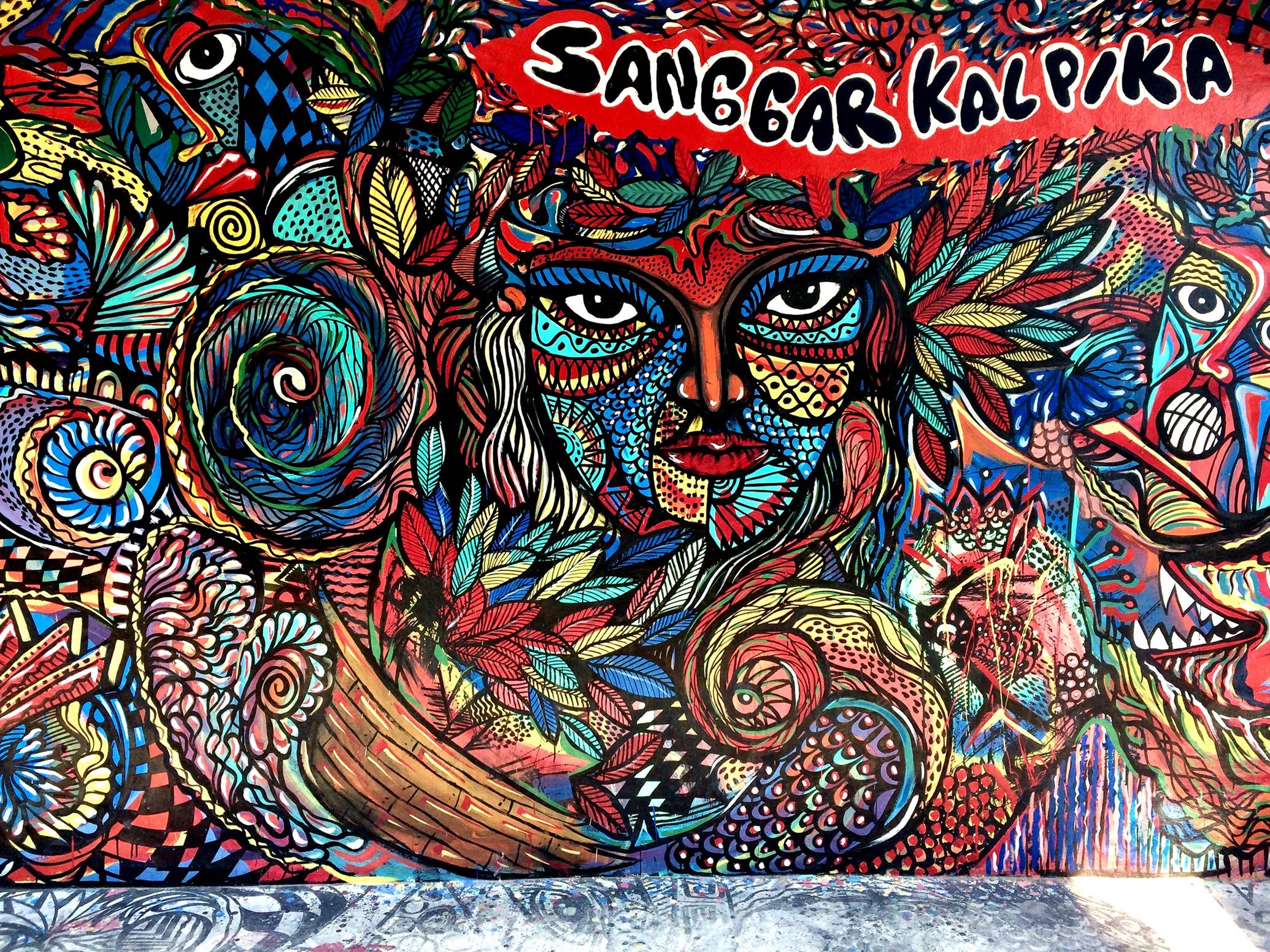 spot mural taman sari